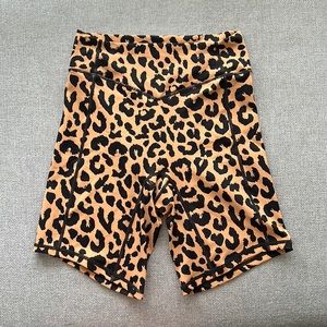 Balance Athletica king cheetah biker shorts